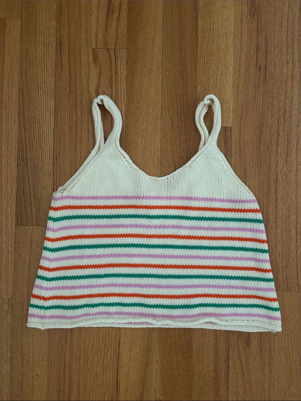 Zara Knit Stripe Tank Top | Summer Essential